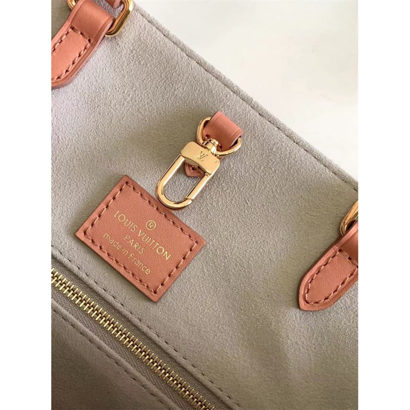 Louis Vuitton Onthego MM Bicolor Monogram Enpreinte leather M46286