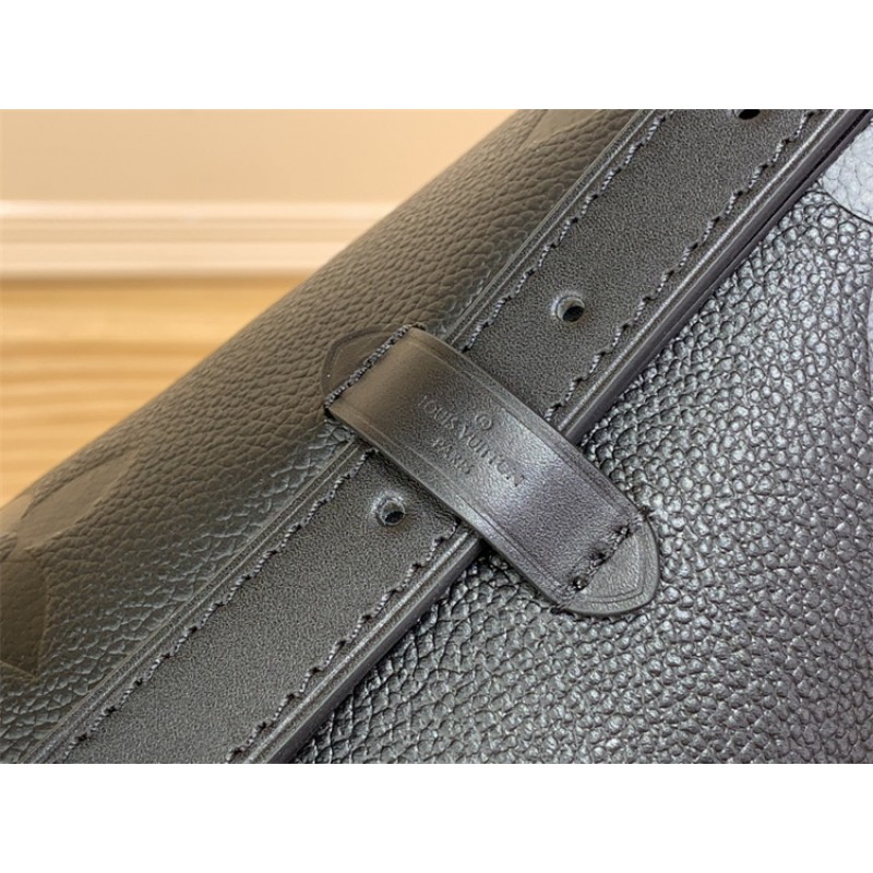 Louis Vuitton CarryAll PM bag in Monogram Empreinte leather Black M46288