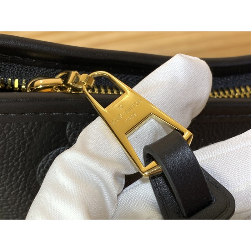 Louis Vuitton CarryAll PM bag in Monogram Empreinte leather Black M46288