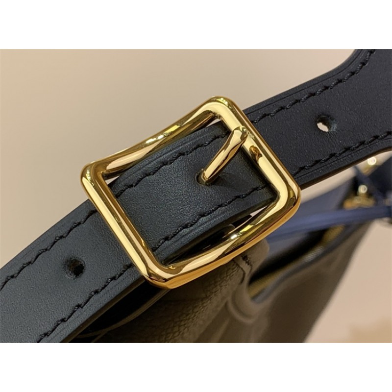 Louis Vuitton CarryAll MM bag in Monogram Empreinte leather Black M46289