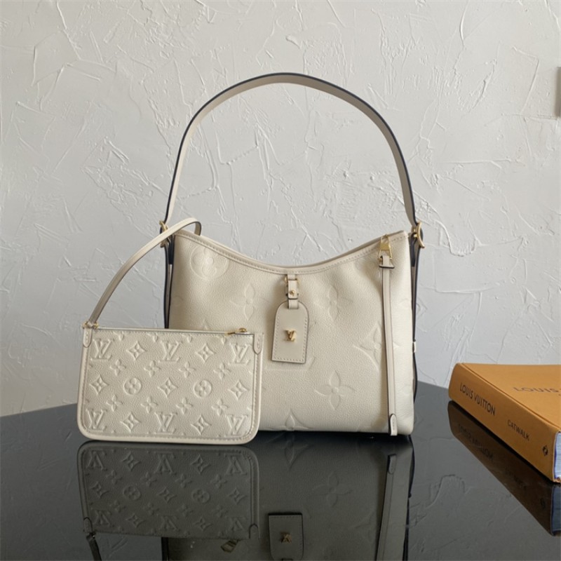 Louis Vuitton CarryAll bag in Monogram Empreinte leather Black M46293