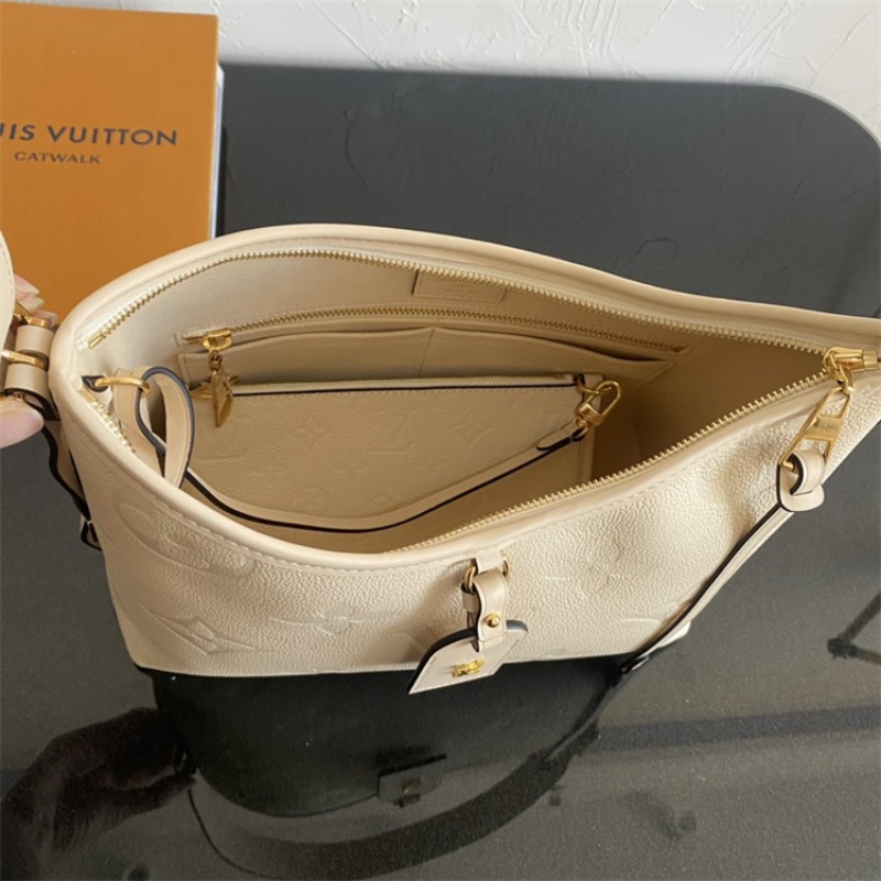 Louis Vuitton CarryAll bag in Monogram Empreinte leather Black M46293