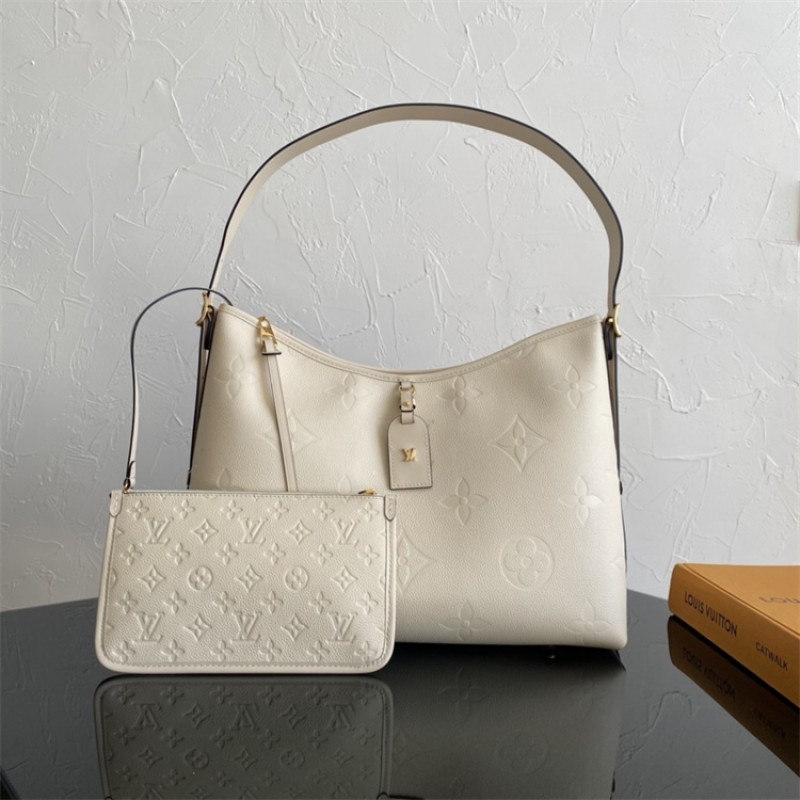 Louis Vuitton CarryAll bag in Monogram Empreinte leather Black M46293