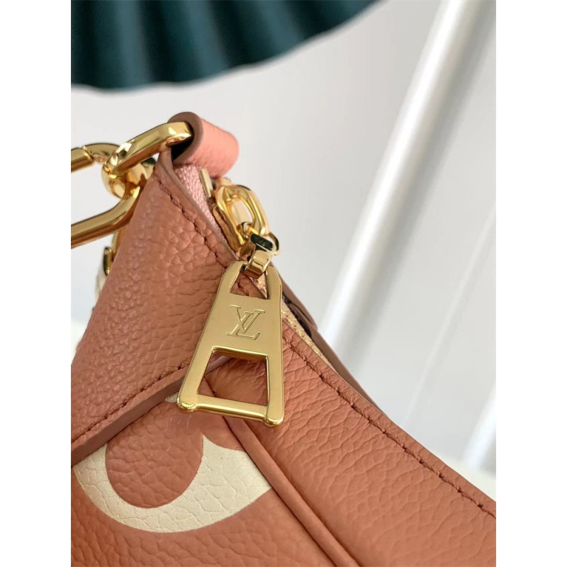 Louis Vuitton Bagatelle Bicolor Monogram Empreinte leather M46301