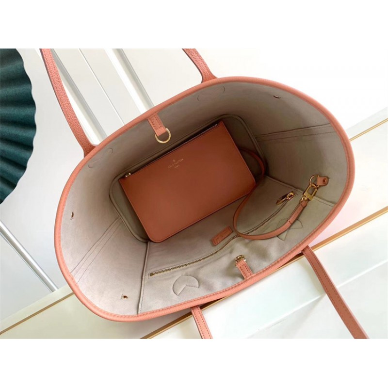 Louis Vuitton Neverfull MM Bicolor Monogram Empreinte leather M46329