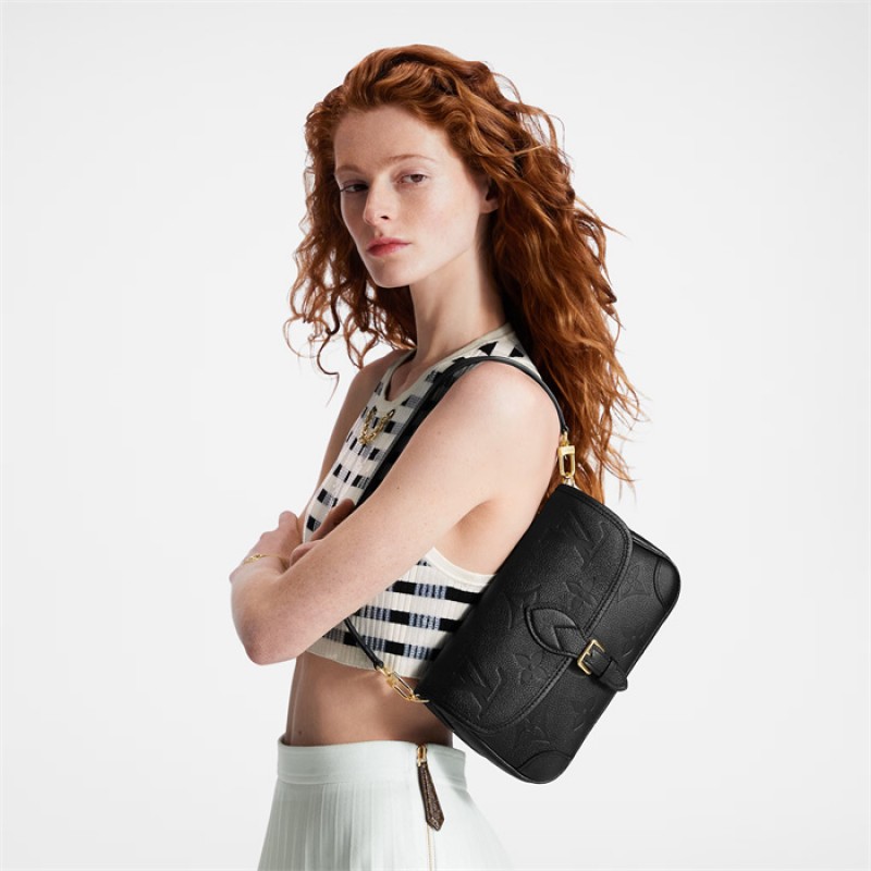 Louis Vuitton Diane Monogram Empreinte Leather Handbag M46386