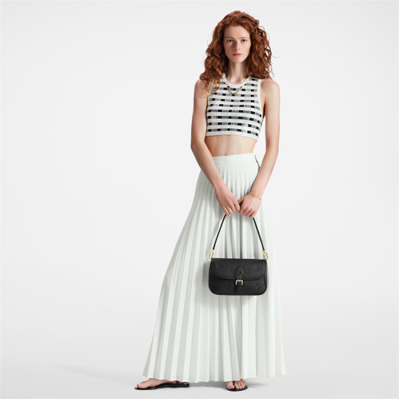 Louis Vuitton Diane Monogram Empreinte Leather Handbag M46386