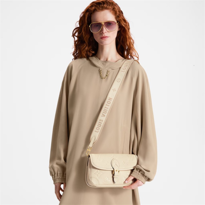 Louis Vuitton Diane Monogram Empreinte Leather Handbag M46388