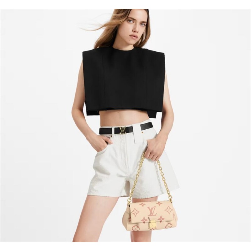 Louis Vuitton Favorite Monogram Empreinte Leather Handbag M46393