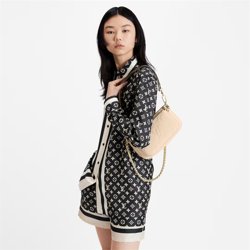 Louis Vuitton Multi Pochette Accessoires Monogram Empreinte Leather Handbag M46568