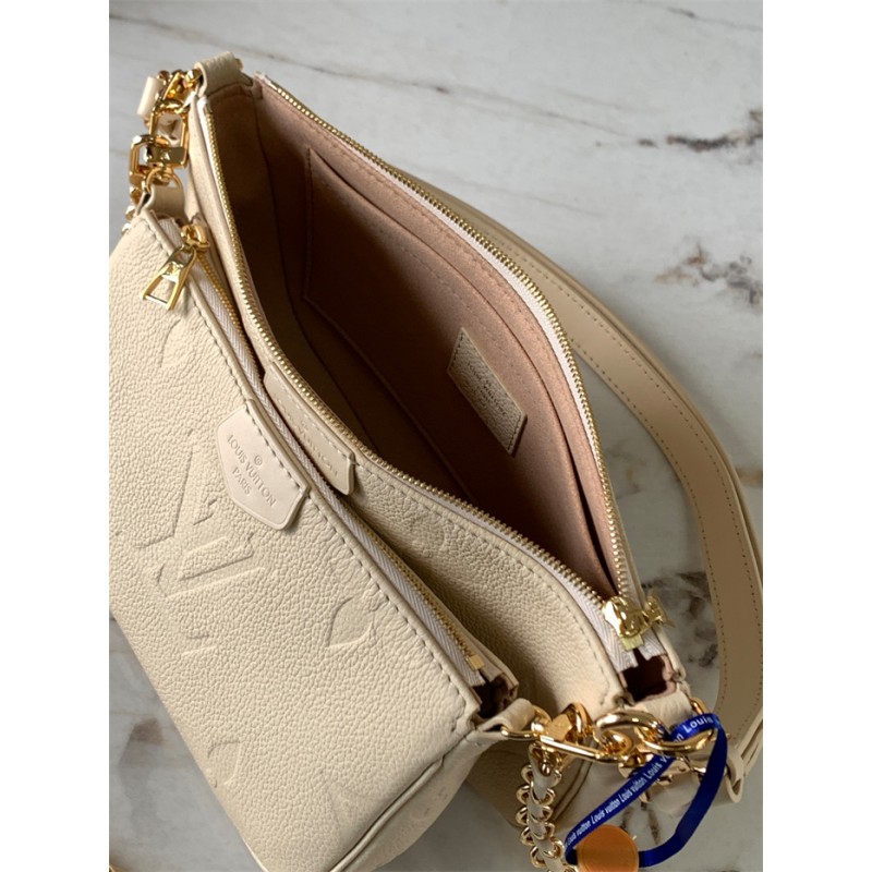 Louis Vuitton Multi Pochette Accessoires Monogram Empreinte Leather Handbag M46568