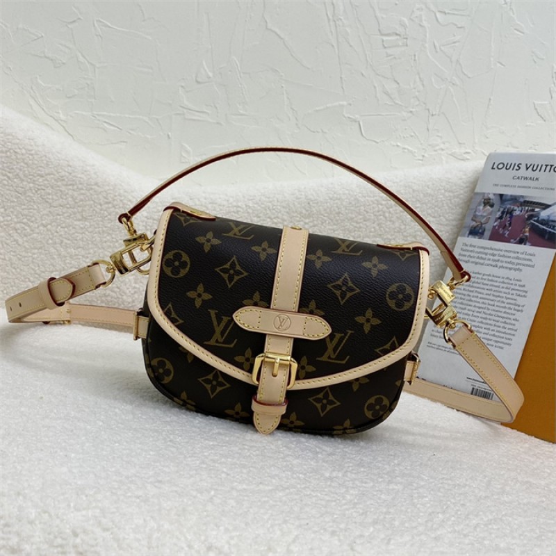 Louis Vuitton Saumur BB Monogram Canvas Handbag M46740