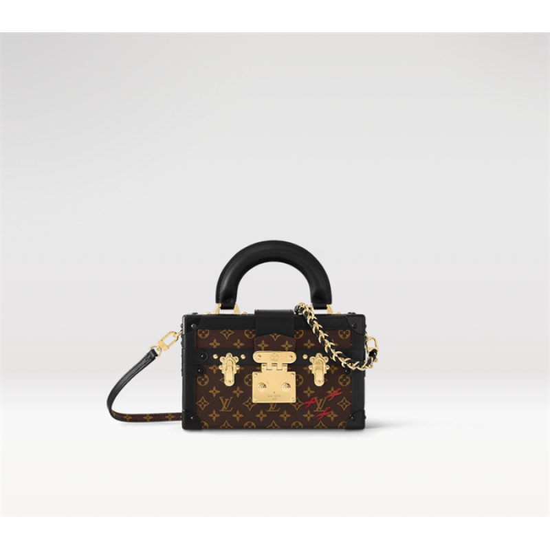 Louis Vuitton Petite Malle Capitale Monogram Canvas Handbag  M46755