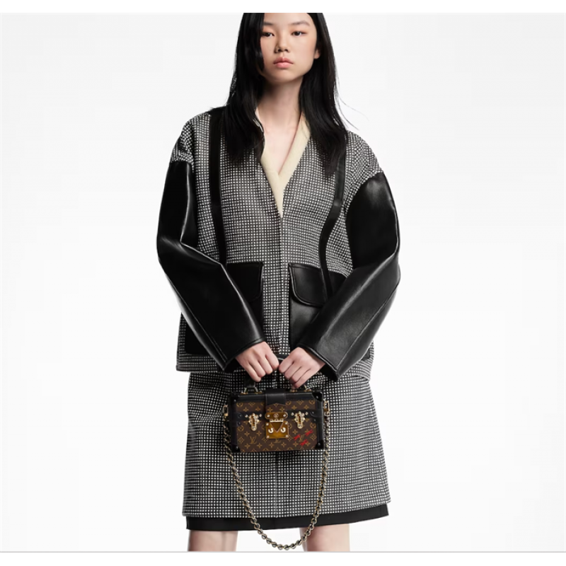 Louis Vuitton Petite Malle Capitale Monogram Canvas Handbag  M46755