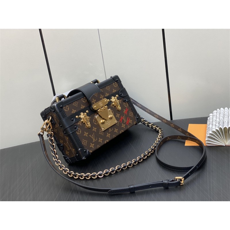 Louis Vuitton Petite Malle Capitale Monogram Canvas Handbag  M46755