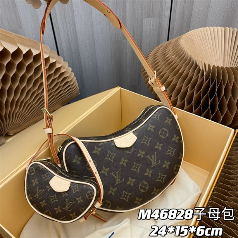 Louis Vuitton Croissant MM Monogram Handbag M46828
