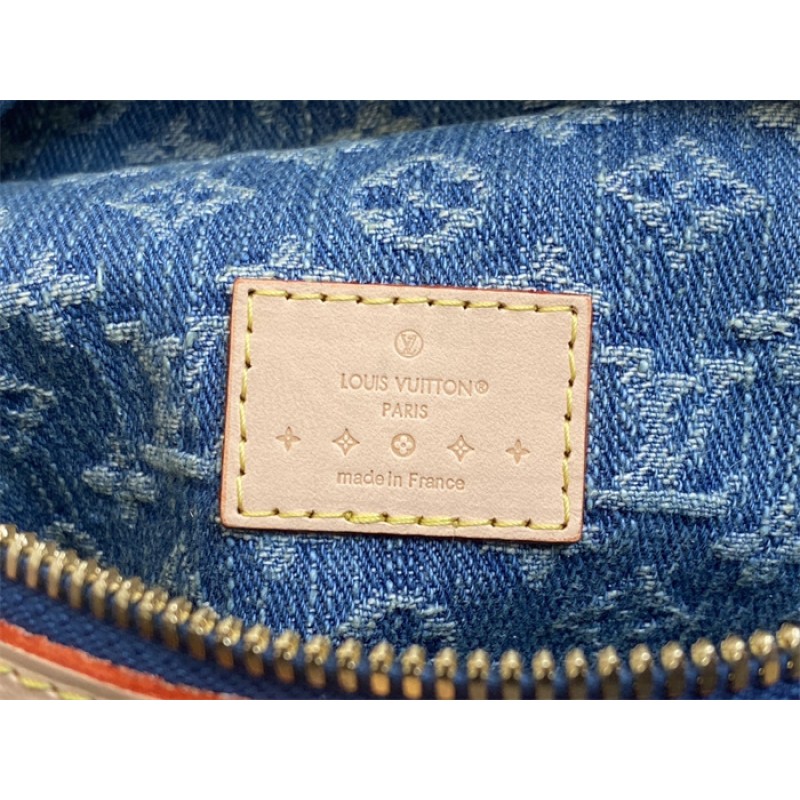 Louis Vuitton High Rise Monogram Denim Bumbag M46837