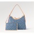 Louis Vuitton Carryall MM Monogram Denim Handbag M46855