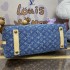 Louis Vuitton Carryall MM Monogram Denim Handbag M46855