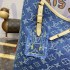 Louis Vuitton Carryall MM Monogram Denim Handbag M46855