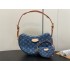 Louis Vuitton Croissant MM Monogram Denim Handbag M46856