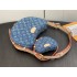 Louis Vuitton Croissant MM Monogram Denim Handbag M46856