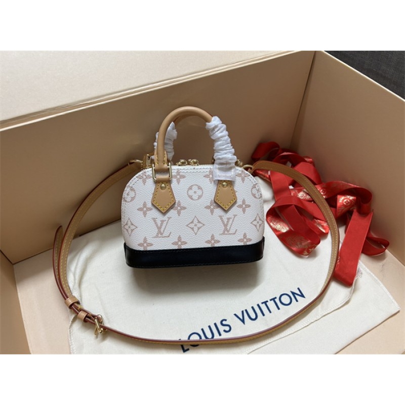 Louis Vuitton Monogram Dune coated canvas Nano Alma Handbag M46895