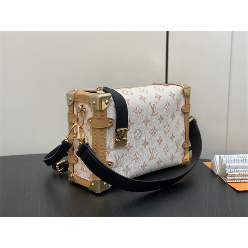Louis Vuitton Horizon Monogram Dune coated canvas Side Trunk MM Handbag M46907