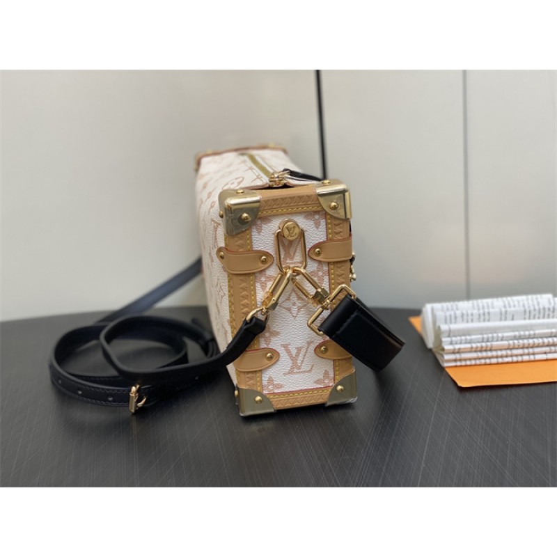 Louis Vuitton Horizon Monogram Dune coated canvas Side Trunk MM Handbag M46907