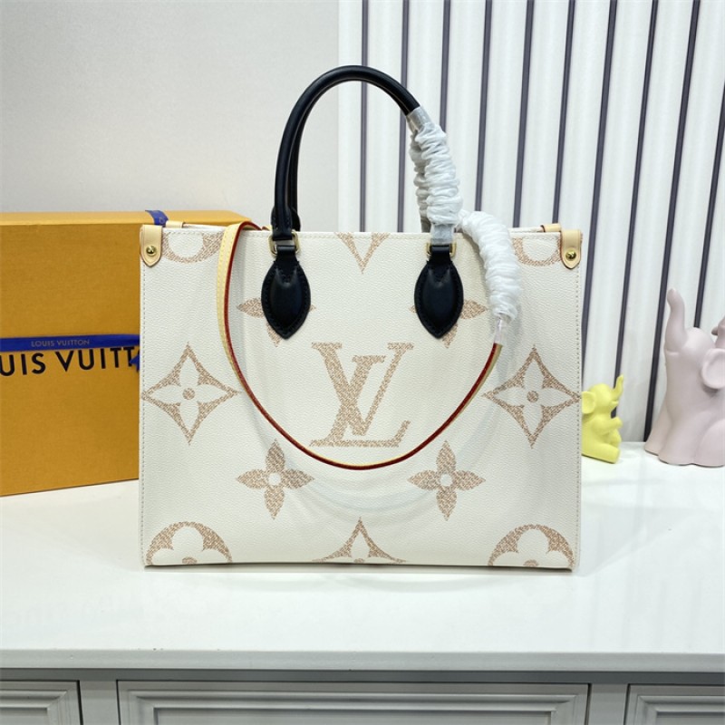 Louis Vuitton Monogram Dune coated canvas OnTheGo MM Handbag M46912