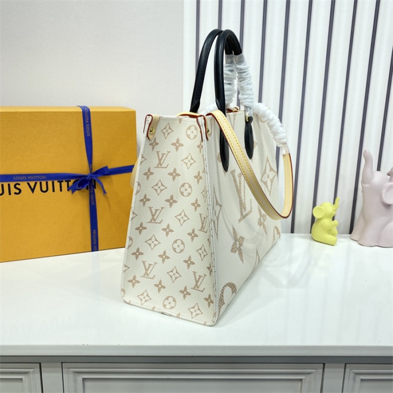 Louis Vuitton Monogram Dune coated canvas OnTheGo MM Handbag M46912