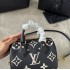 Louis Vuitton Bicolor Monogram Empreinte Leather Handbags Chain Bags and Clutches Speedy Bandoulière 20 M47048