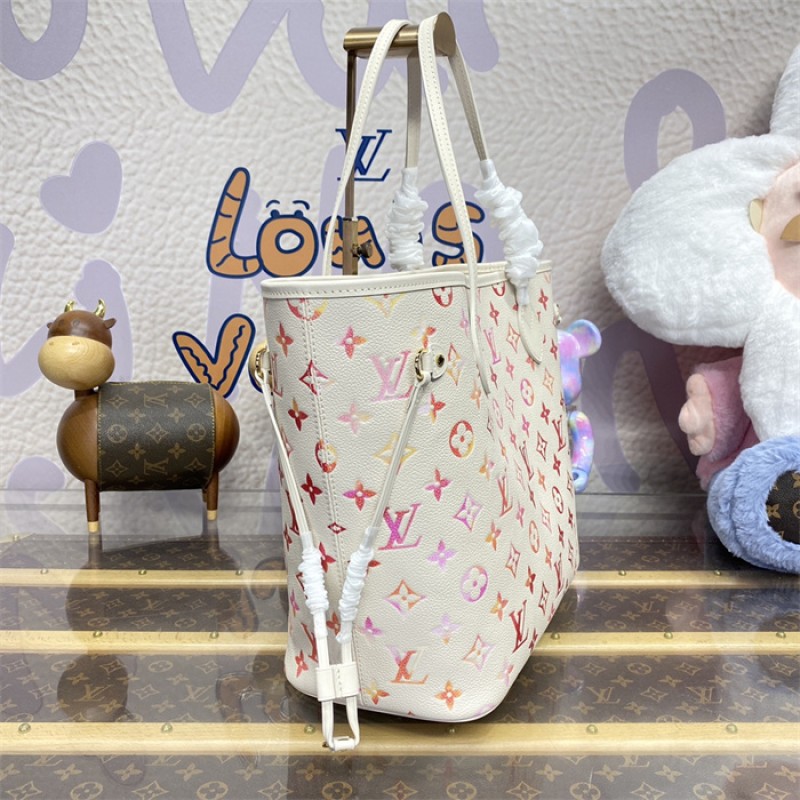 Louis Vuitton Monogram Empreinte leather Neverfull MM Tote Bag M47080