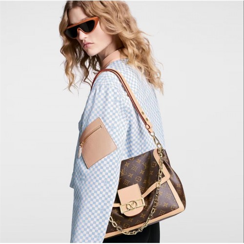 Louis Vuitton Monogram Dauphine Soft GM Handbag M47149