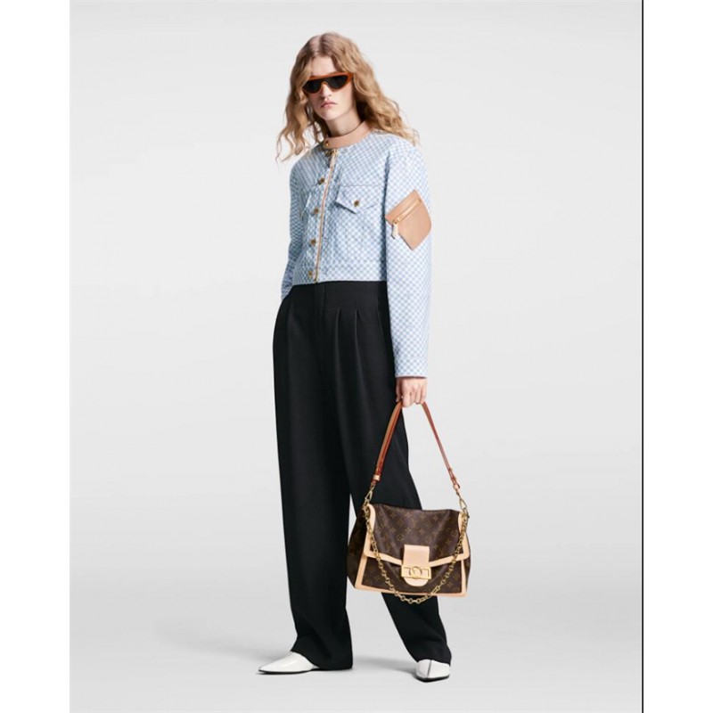 Louis Vuitton Monogram Dauphine Soft GM Handbag M47149