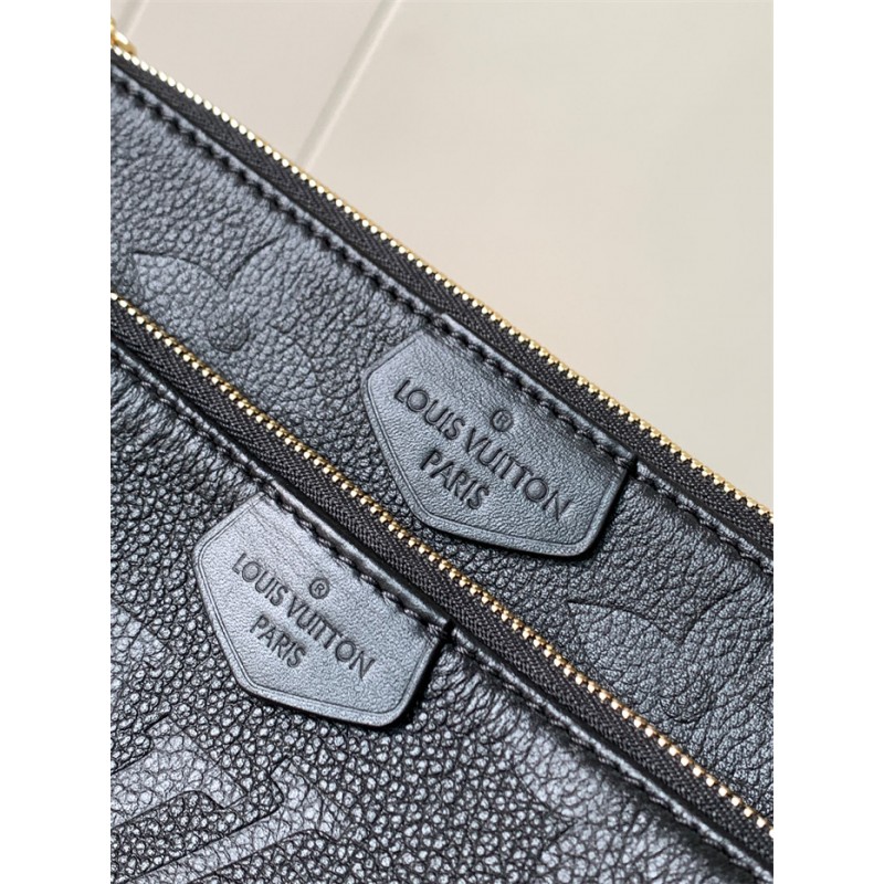 Louis Vuitton Multi Pochette Accessoires Monogram Empreinte Leather Handbag M80399