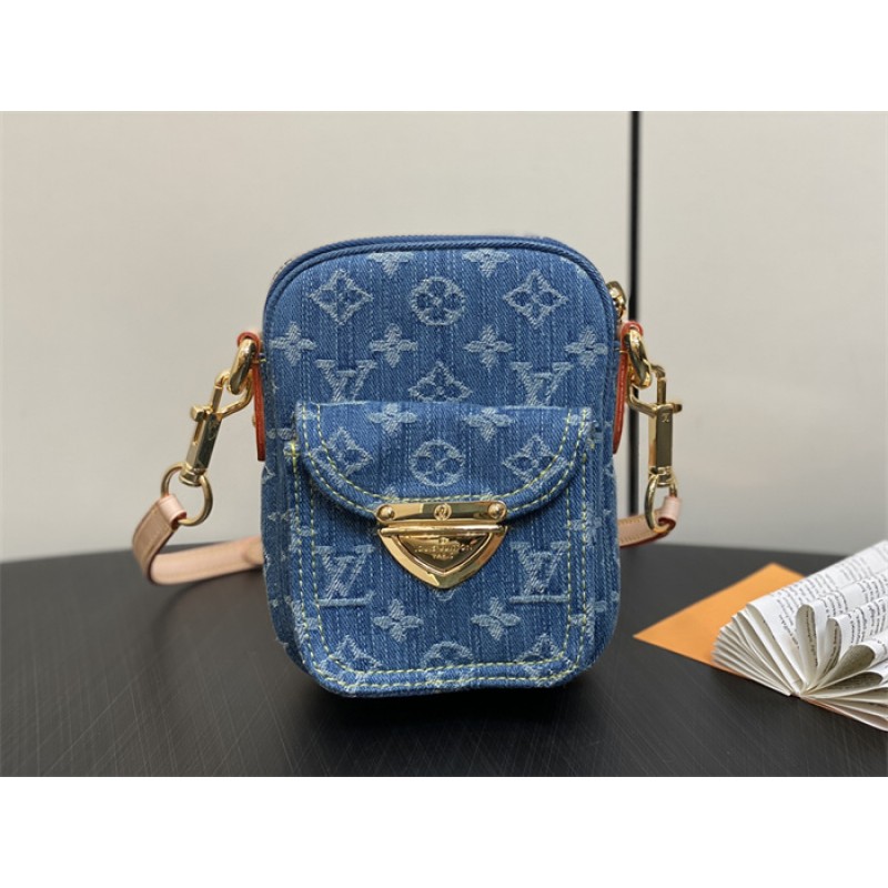 Louis Vuitton Fairfax Pochette Monogram Denim Handbag M82948