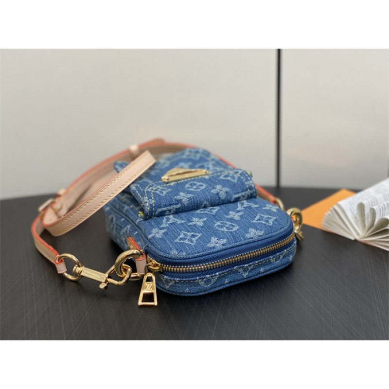 Louis Vuitton Fairfax Pochette Monogram Denim Handbag M82948