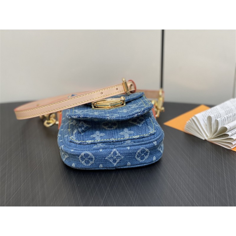 Louis Vuitton Fairfax Pochette Monogram Denim Handbag M82948