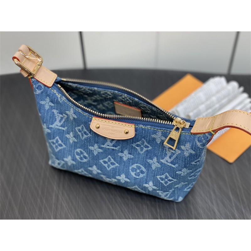 Louis Vuitton Hills Pochette Monogram Denim Handbag M82949