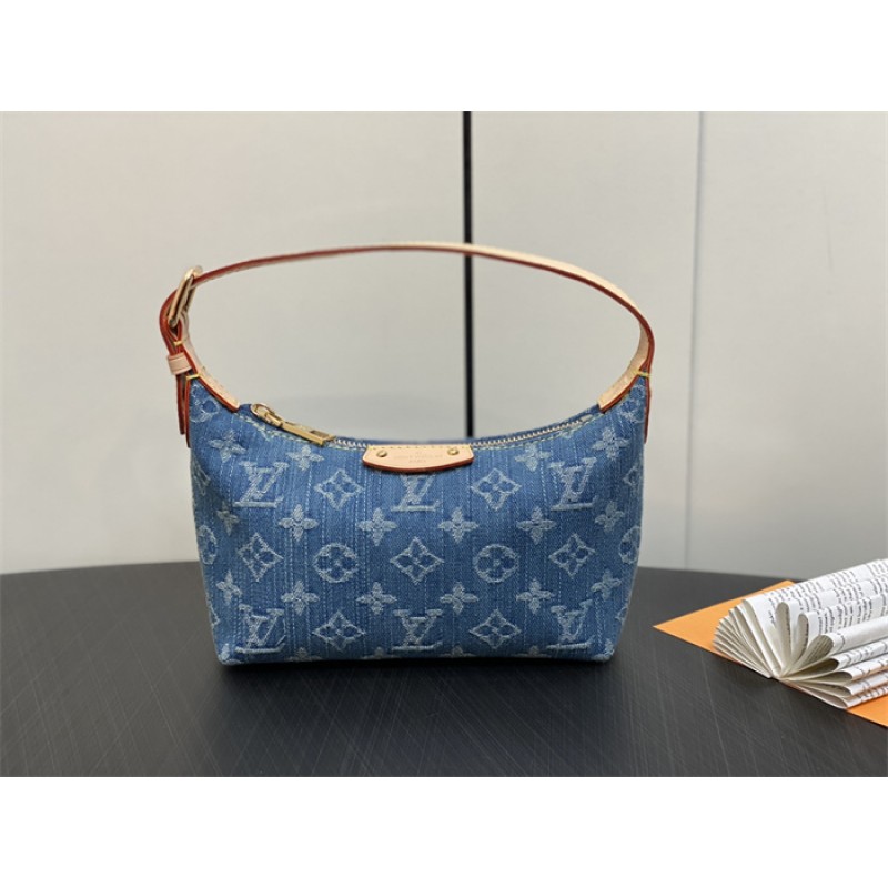 Louis Vuitton Hills Pochette Monogram Denim Handbag M82949