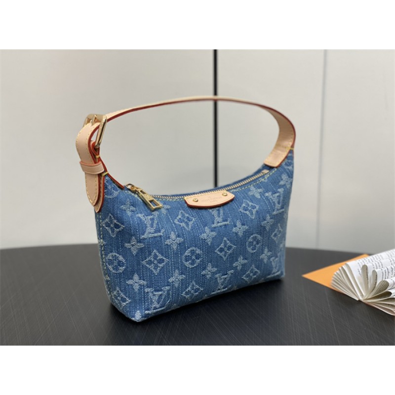 Louis Vuitton Hills Pochette Monogram Denim Handbag M82949