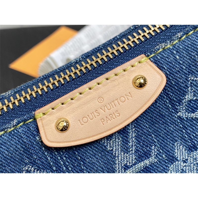 Louis Vuitton Hills Pochette Monogram Denim Handbag M82949