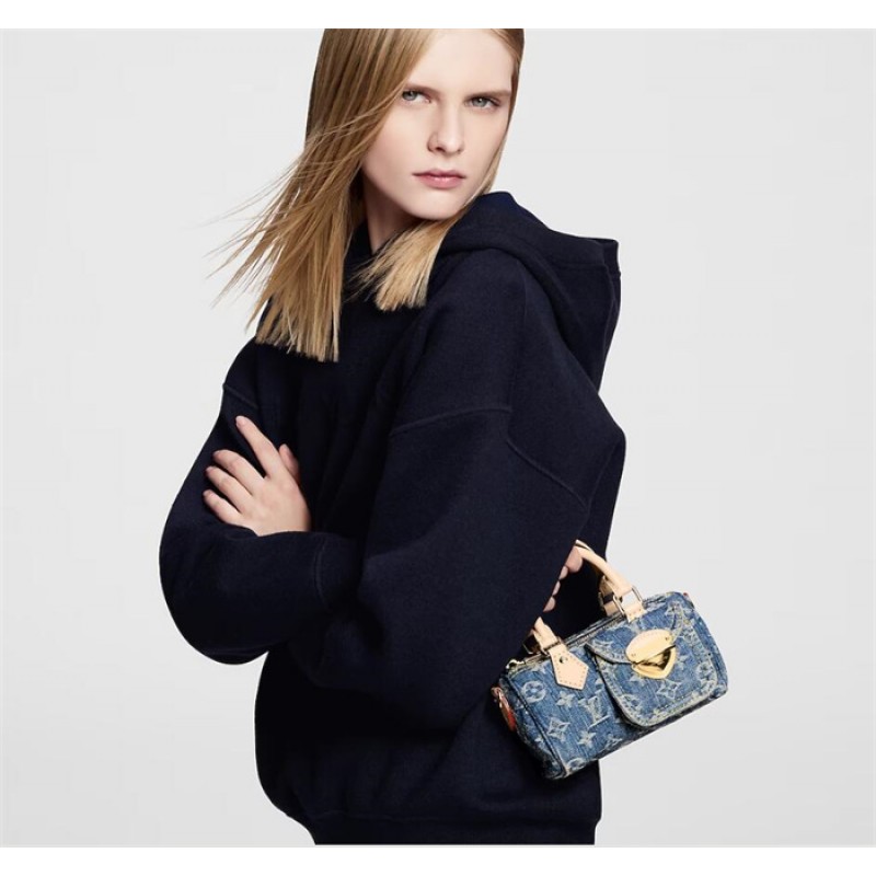 Louis Vuitton Nano Speedy Monogram Denim handbag M82950