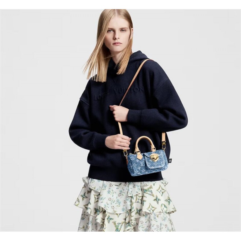 Louis Vuitton Nano Speedy Monogram Denim handbag M82950