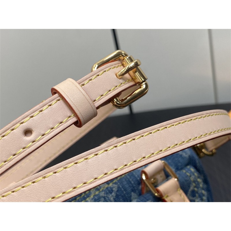 Louis Vuitton Nano Speedy Monogram Denim handbag M82950