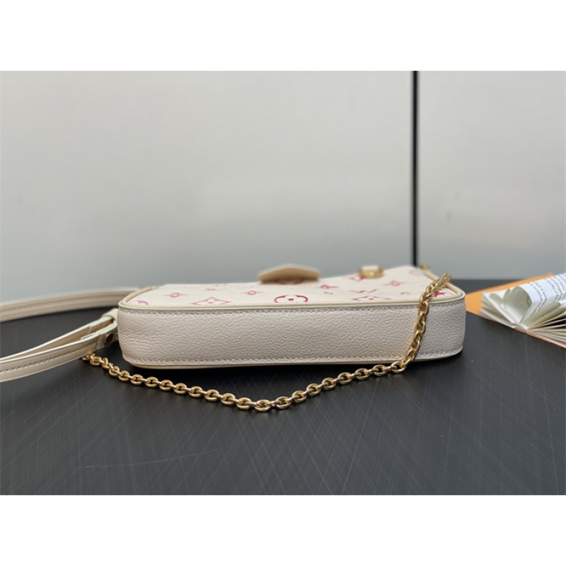 Louis Vuitton Monogram Empreinte leather Easy Pouch on Strap M83448