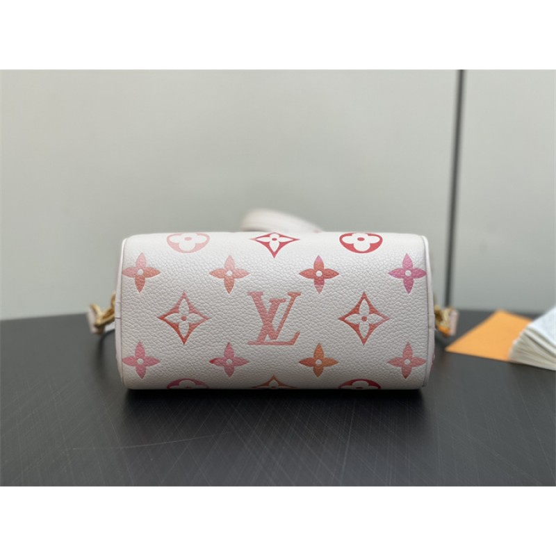 Louis Vuitton Monogram Empreinte leather  Nano Speedy Handbag M83452