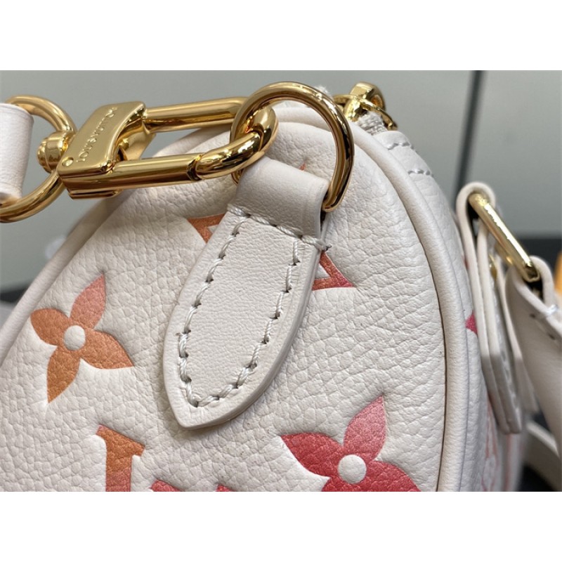 Louis Vuitton Monogram Empreinte leather  Nano Speedy Handbag M83452