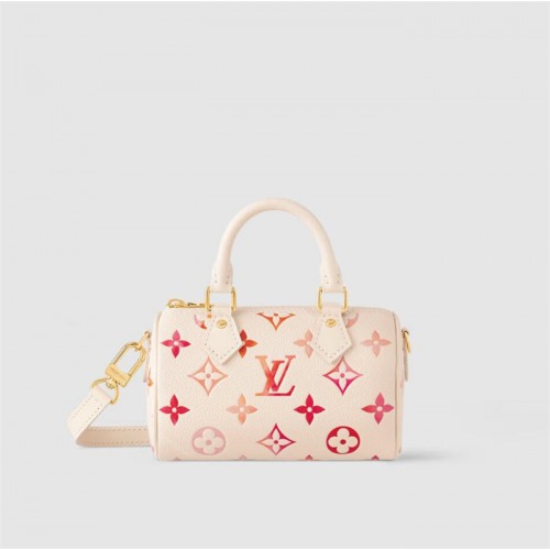 Louis Vuitton Monogram Empreinte leather  Nano Speedy Handbag M83452